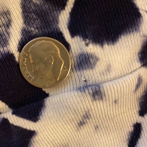 Raquel Allegra Bleached Midi Cotton T-Shirt Dress, Size 1/Small - Picture 15 of 15